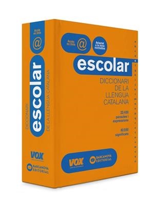DICCIONARI ESCOLAR DE LA LLENGUA CATALANA VOX - BARCANOVA | 9788499742830 | VOX EDITORIAL