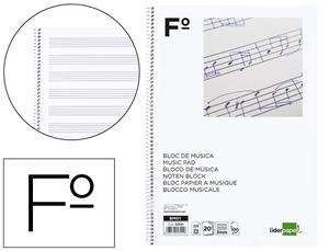 BLOC DE MUSICA ESPIRAL A4 | 8423473225510