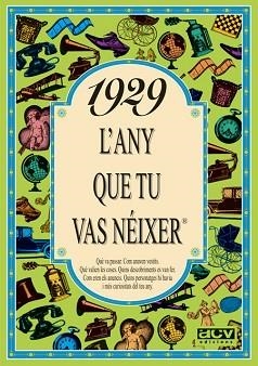 1929 : L'ANY QUE TU VAS NÉIXER | 9788488907141 | COLLADO BASCOMPTE, ROSA