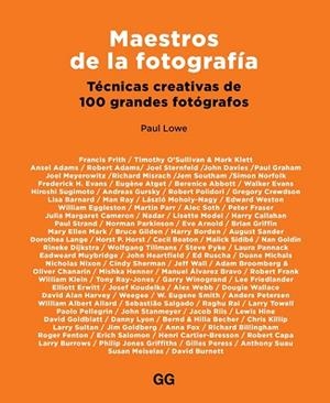 MAESTROS DE LA FOTOGRAFÍA | 9788425230059 | LOWE, PAUL
