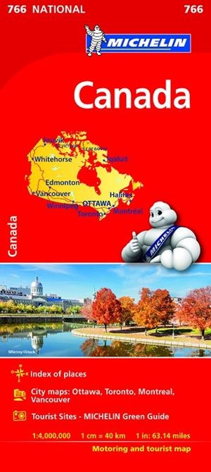 CANADA : MAPA 766 | 9782067217119 | MICHELIN