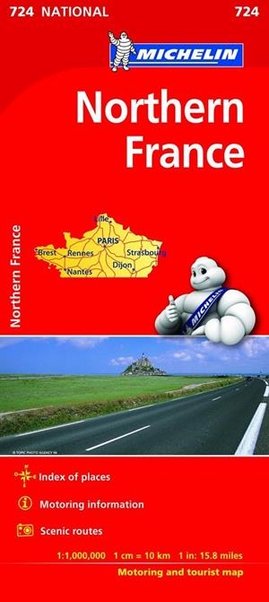 FRANCIA NORTE : MAPA 724 | 9782067228726 | VARIOS AUTORES