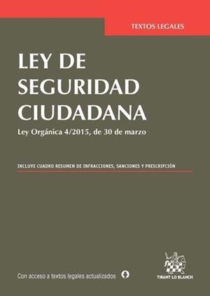 LEY DE SEGURIDAD CIUDADANA | 9788491190486 | COQUILLAT VICENTE, ÁNGELA / WALSER BOSERMAN, JORGE