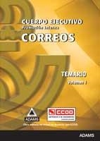 TEMARIO CUERPO EJECUTIVO DE CORREOS. VOLUMEN I | 9788415393184