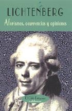 AFORISMOS OCURRENCIAS Y OPINIONES | 9788477022992 | LICHTENBERG, GEORG CHRISTOPH