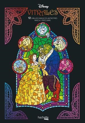 ARTETERAPIA. VITRALES DISNEY. 12 DIBUJOS ANTIESTRÉS : RASCA Y DESCUBRE | 9788417240837 | VARIOS AUTORES