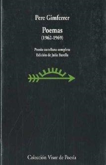 POEMAS 1962 - 1969 (GIMFERRER) | 9788475220116 | GIMFERRER, PERE