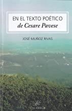 EN EL TEXTO POÉTICO DE CESARE PAVESE | 9788483594537 | MUÑOZ RIVAS, JOSÉ