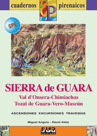 SIERRA DE GUARA (LIBRO+MAPA GPS) | 9788482163932 | ANGULO BERNARD, MIGUEL