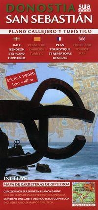 DONOSTIA, PLANO CALLEJERO Y TURISTICO | 9788482165820 | TXINPARTETAN S.L.