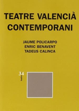 TEATRE VALENCIA CONTEMPORANI | 9788475026916 | AUTORS VARIS