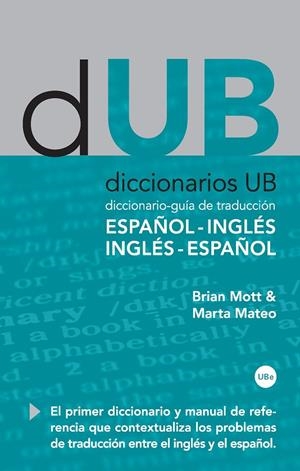 DICCIONARIOS UB ESPAÑOL-INGLES INGLES-ESPAÑOL | 9788447534036 | DICCIONARIO UB
