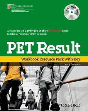 PET RESULT (WORKBOOK MULTIROM RESOURCE PACK WITH KEY) | 9780194817202 | QUINTANA, JENNY