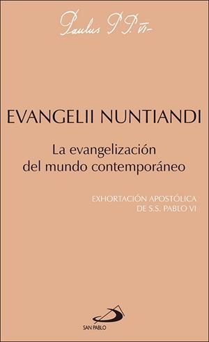 EVANGELII NUNTIANDI | 9788428518062 | PABLO VI