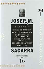 OBRA COMPLETA JOSEP MARIA DE SAGARRA 16 : TEATRE 2 | 9788475027685 | SAGARRA, JOSEP MARIA DE