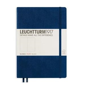 NOTEBOOK MEDIUM A5, TAPA DURA, LISA AZUL MARINO | 4004117393860