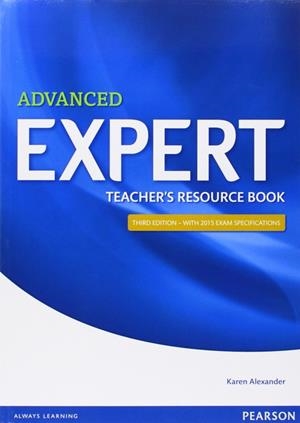 EXPERT ADVANCED 3RD EDITION TEACHER'S BOOK | 9781447973768 | ALEXANDER, KAREN