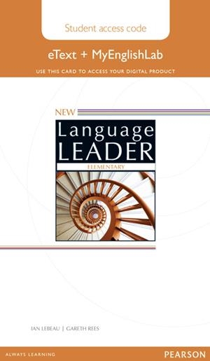 NEW LANGUAGE LEADER ELEMENTARY ETEXT ACCESS CARD WITH MYENGLISHLAB PACK | 9781447961475 | LEBEAU, IAN