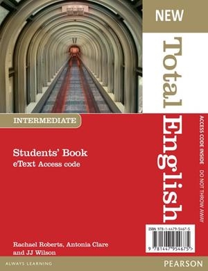 NEW TOTAL ENGLISH INTERMEDIATE ETEXT STUDENTS' BOOK ACCESS CARD | 9781447954675 | ROBERTS, RACHAEL