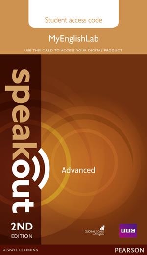 SPEAKOUT ADVANCED 2ND EDITION MYENGLISHLAB STUDENT ACCESS CARD (STANDALONE) | 9781447976646