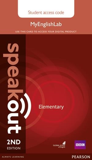 SPEAKOUT ELEMENTARY 2ND EDITION MYENGLISHLAB STUDENT ACCESS CARD (STANDALONE) | 9781447976745