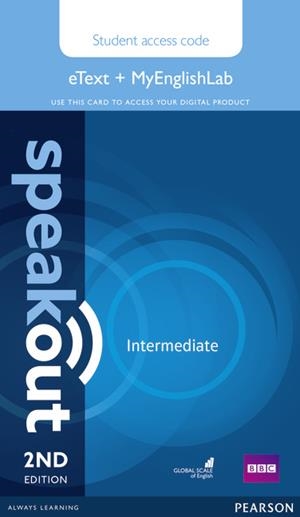 SPEAKOUT INTERMEDIATE 2ND EDITION ETEXT & MYENGLISHLAB ACCESS CARD | 9781292172798