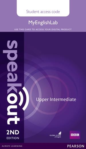 SPEAKOUT UPPER INTERMEDIATE 2ND EDITION MYENGLISHLAB STUDENT ACCESS CARD(STANDALONE) | 9781447977162