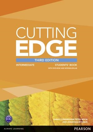 CUTTING EDGE 3RD EDITION INTERMEDIATE STUDENTS' BOOK WITH DVD AND MYENGLISHLAB PACK | 9781447944041 | CUNNINGHAM, SARAH