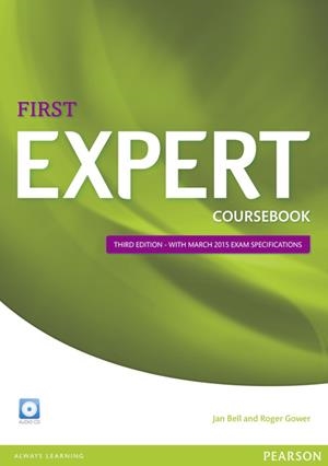 EXPERT FIRST 3RD EDITION COURSEBOOK WITH CD PACK | 9781447962007 | BELL, JAN