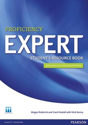 EXPERT PROFICIENCY STUDENT'S RESOURCE BOOK WITH KEY | 9781408299005 | RODERICK, MEGAN