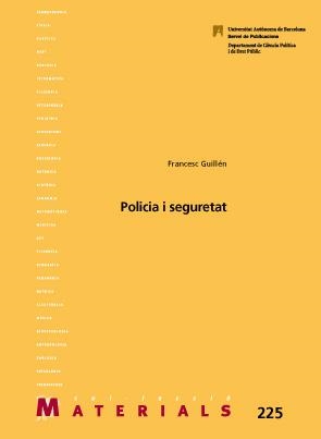 POLICIA I SEGURETAT | 9788449028885 | GUILLÉN, FRANCESC 