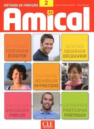 AMICAL - NIVEAU 2 - A2 - LIVRE + CD ROM | 9782090386059