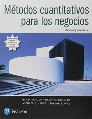 MÉTODOS CUANTITATIVOS PARA LOS NEGOCIOS, 12ED | 9786073237611 | RENDER, BARRY