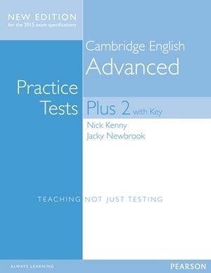 CAMBRIDGE ADVANCED VOLUME 2 PRACTICE TESTS PLUS NEW EDITION STUDENTS' BOOK WITH KEY | 9781447966203 | KENNY, NICK