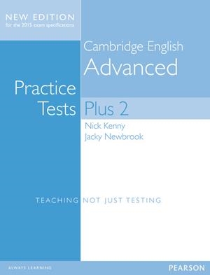CAMBRIDGE ADVANCED VOLUME 2 PRACTICE TESTS PLUS NEW EDITION STUDENTS' BOOK WITHOUT KEY | 9781447966210 | KENNY, NICK