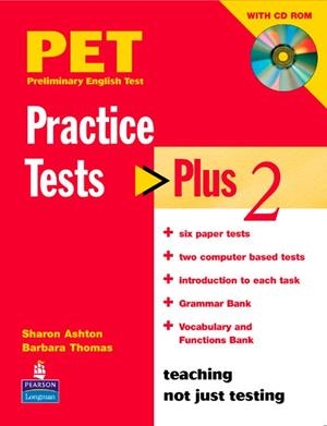 PET PRACTICE TESTS PLUS 2 : BOOK WITH CD-ROM | 9781405831369 | THOMAS, BARBARA