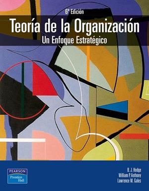 TEORÍA DE LA ORGANIZACIÓN | 9788420538945 | HODGE, B. J.