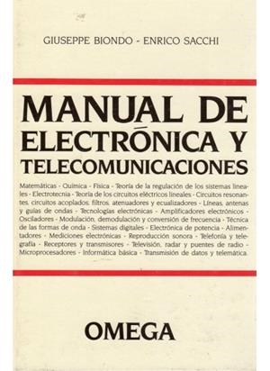 MANUAL DE ELECTRONICA Y TELECOMUNICACION | 9788428208345 | BIONDO / SACCHI