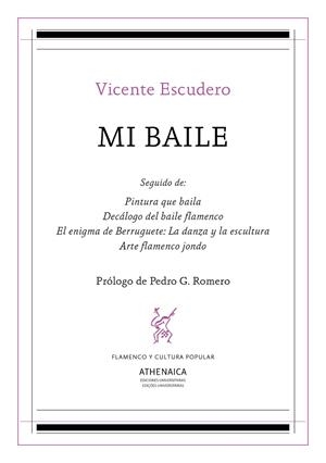 MI BAILE Y OTROS ESCRITOS | 9788417325046 | ESCUDERO URIVE, VICENTE