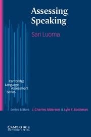 ASSESSING SPEAKING | 9780521804875 | LUOMA, SARI