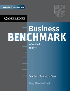 BUSINESS BENCHMARK ADVANCED TEACHER'S RESOURCE BOOK | 9780521672962 | BROOK-HART, GUY