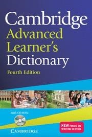 CAMBRIDGE ADVANCED LEARNER'S DICTIONARY WITH CD-ROM 4TH EDITION | 9781107619500 | VARIOS AUTORES