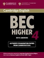 CAMBRIDGE BEC 4 HIGHER STUDENT'S BOOK WITH ANSWERS | 9780521739207 | CAMBRIDGE ESOL