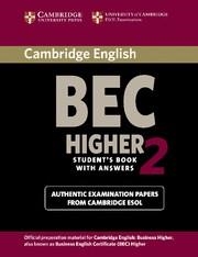 CAMBRIDGE BEC HIGHER 2 STUDENT'S BOOK WITH ANSWERS | 9780521544580 | CAMBRIDGE ESOL