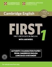 CAMBRIDGE ENGLISH FIRST 1 FOR REVISED EXAM FROM 2015 STUDENT'S BOOK PACK (STUDENT'S BOOK WITH ANSWERS AND AUDIO CDS (2)) | 9781107663312 | CAMBRIDGE ENGLISH LANGUAGE ASSESSMENT