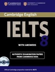 CAMBRIDGE IELTS 8 SELF-STUDY PACK (STUDENT'S BOOK WITH ANSWERS AND AUDIO CDS (2)) | 9780521173803 | CAMBRIDGE ESOL