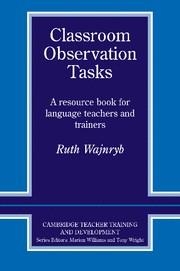 CLASSROOM OBSERVATION TASKS | 9780521407229 | WAJNRYB, RUTH