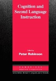 COGNITION AND SECOND LANGUAGE INSTRUCTION | 9780521003865 | ROBINSON, PETER