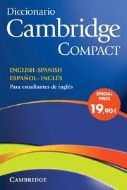 DICCIONARIO BILINGUE CAMBRIDGE SPANISH-ENGLISH PAPERBACK WITH CD-ROM COMPACT EDITION | 9788483234754 | CAMBRIDGE UNIVERSITY PRESS
