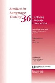EXPLORING LANGUAGE FRAMEWORKS | 9781107677029 | GALACZI, EVELINA D. / WEIR, CYRIL J.